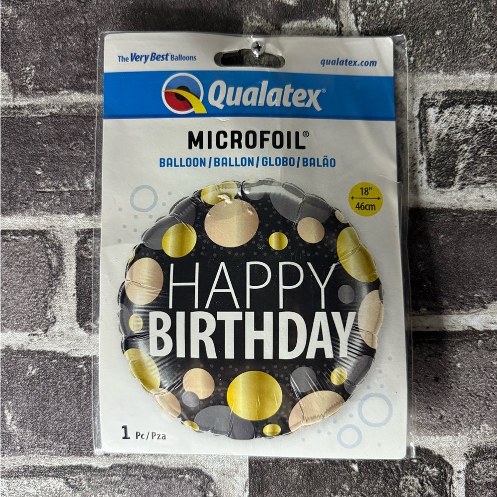 Happy Birthday Foil Balloon New Sealed